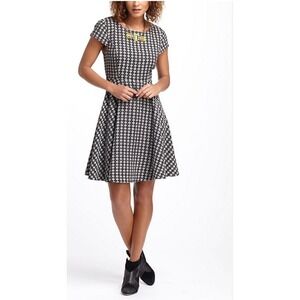 Anthropologie Maeve Jacquard Circle Skater Dress‎ Size 2